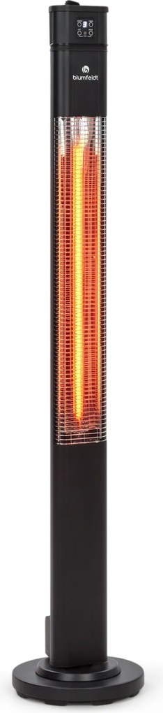 Blumfeldt Heat Guru, infračervený ohrievač, 2000 W, 3 stupne ohrevu, diaľkový ovládač, čierny