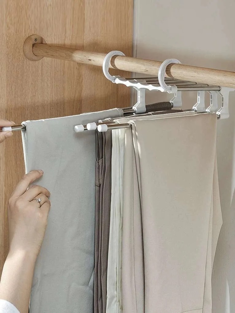 CMP Paris Vešiak, ramienko do šatníkovej skrine na zavesenie 5 nohavíc, výsuvný