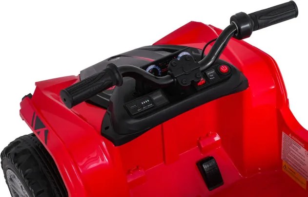 Elektrická štvorkolka Quad Sport TX 4 × 4 červená