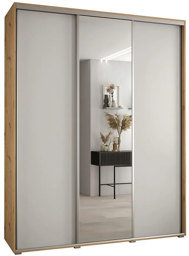 Skriňa 45 Canaris 3 190 artisan/biela/silver