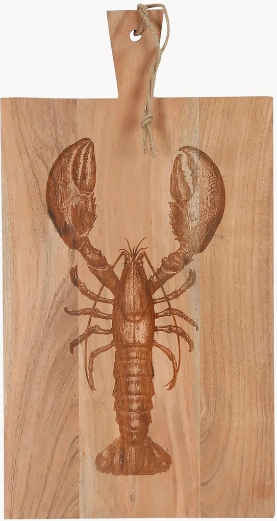 Doska na krájanie z akáciového dreva Lobster