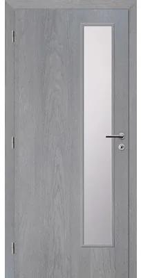 Interiérové dvere Solodoor Zenit 22 presklené, 80 Ľ, fólia earl grey