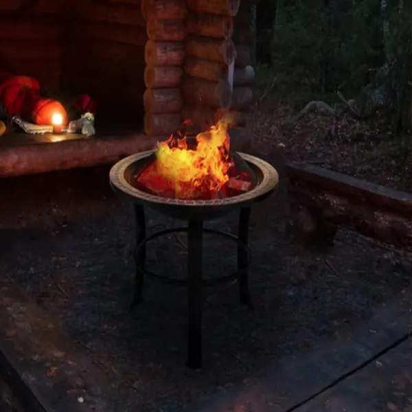 Mozaikované záhradné ohnisko Fuoco Ø76 cm