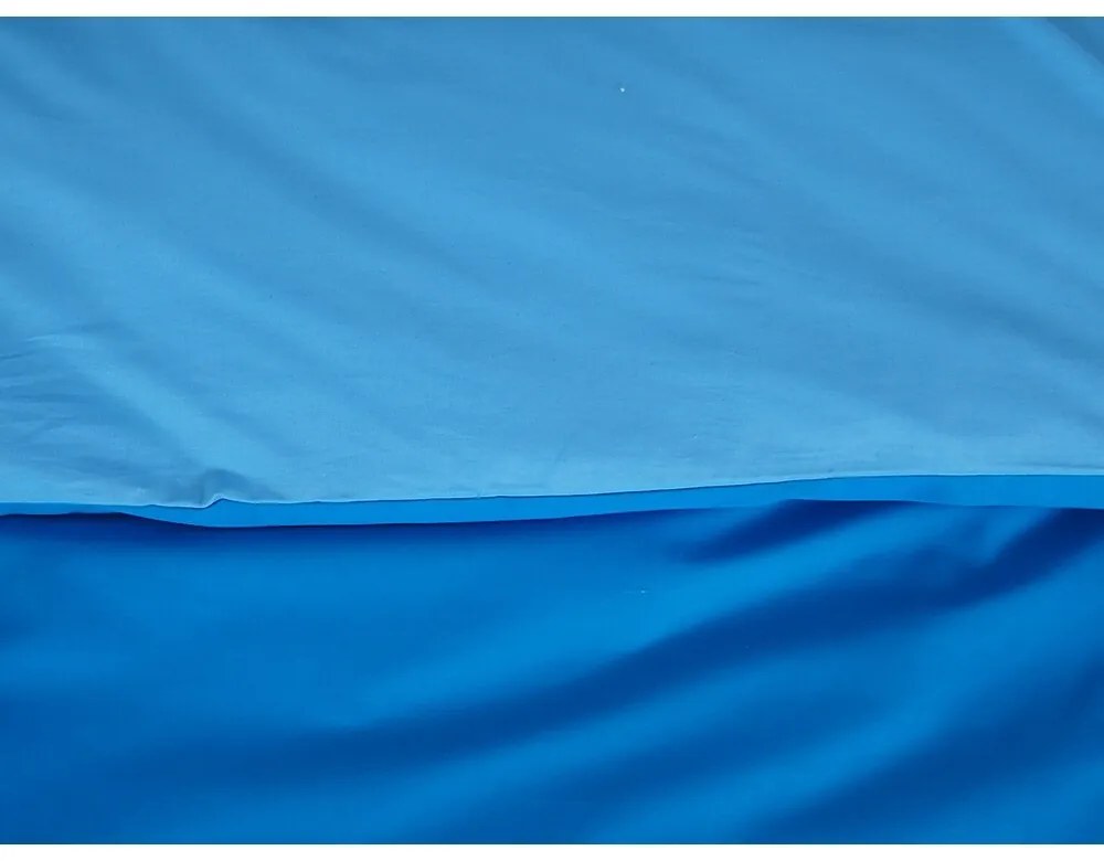 B.E.S. Petrovice Bavlnené obliečky Double face kobalt/nebeská