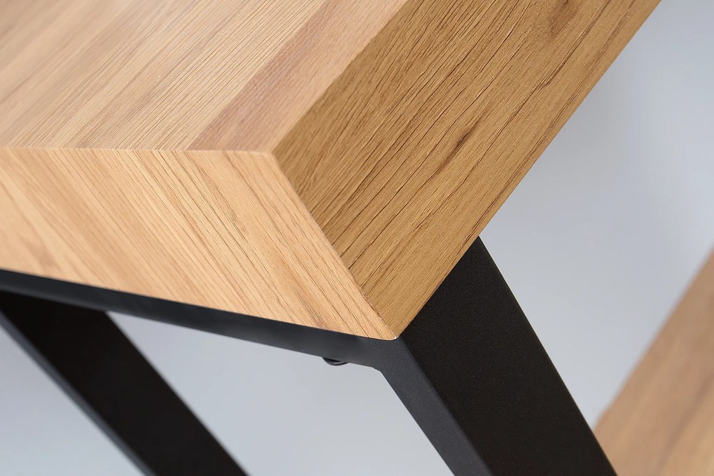 Stôl pod notebook Oak Desk 120cm čierny dub