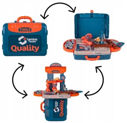 Detská dielňa v kufríku 3v1