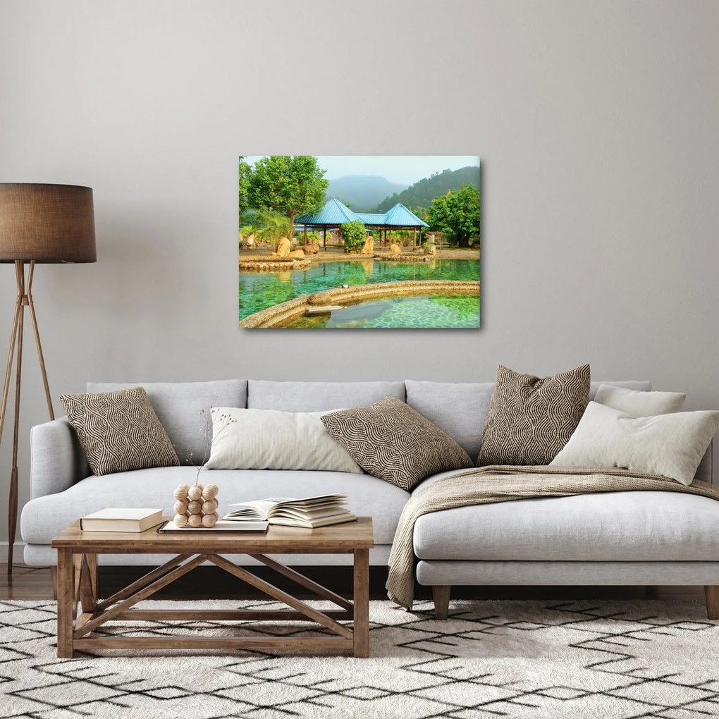 Obraz - Shanghai hotel park (70x50 cm)