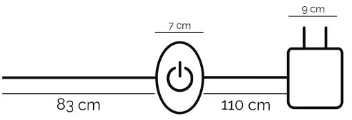 ONLI -  LED Stojacia lampa DAFNE LED/38W/230V 4000K čierna