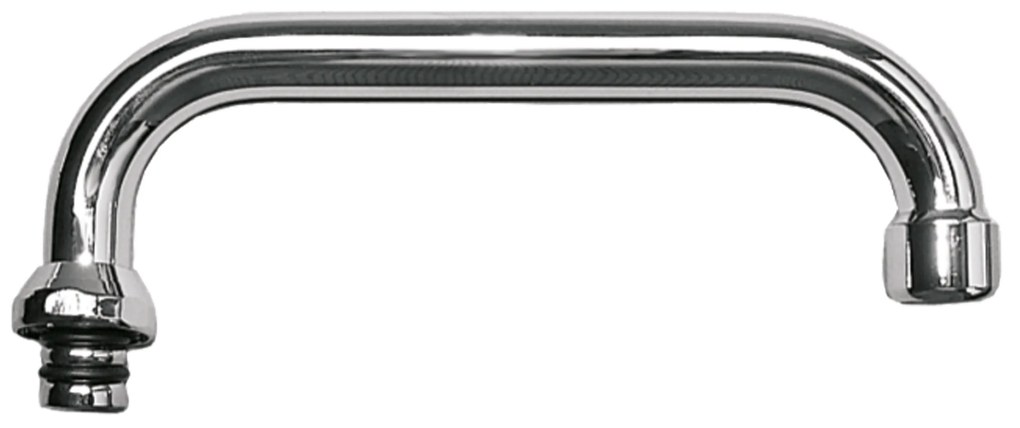 Invena Invena, výlevka v tvare U, pripojenie 1/2", dĺžka 16x300 chrómová, INV-BA-08-300-L