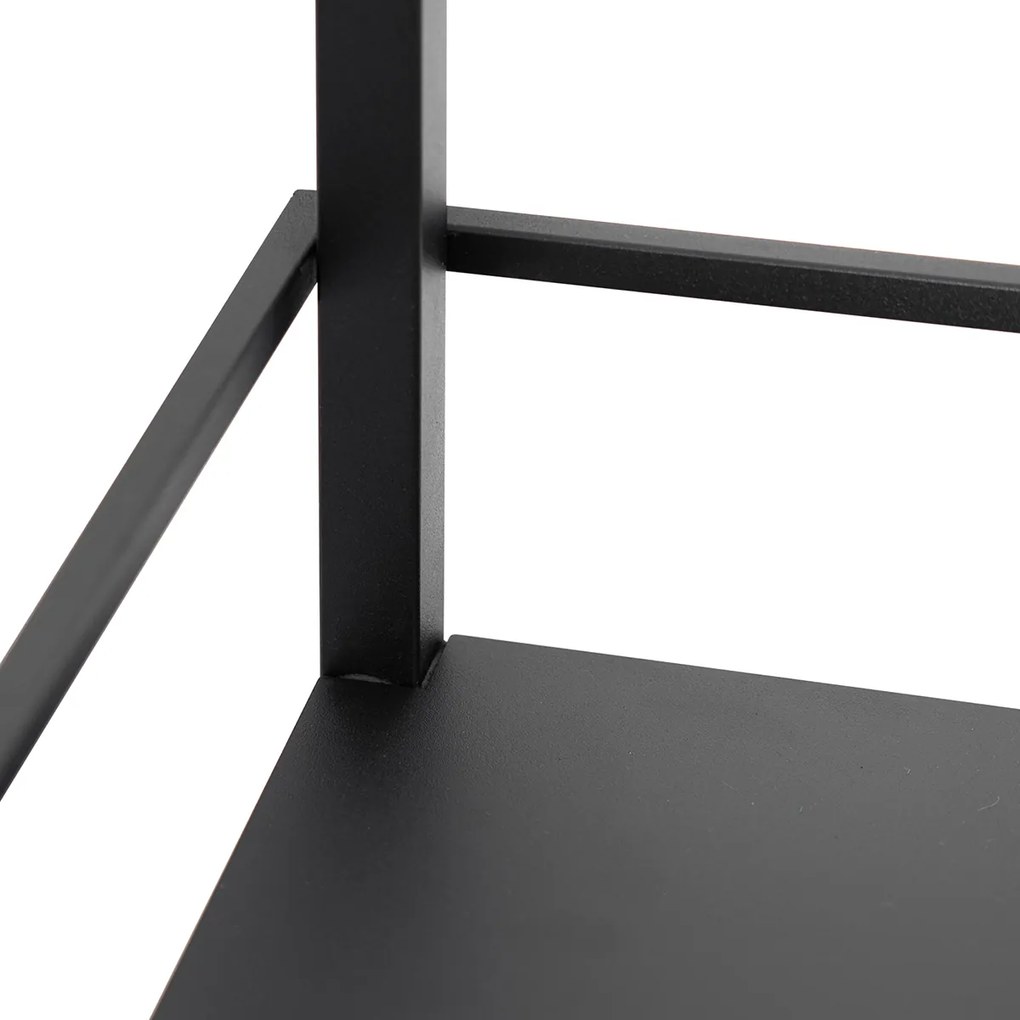 Inteligentná priemyselná stojaca lampa čierna vrátane Wifi G95 - Cage Rack