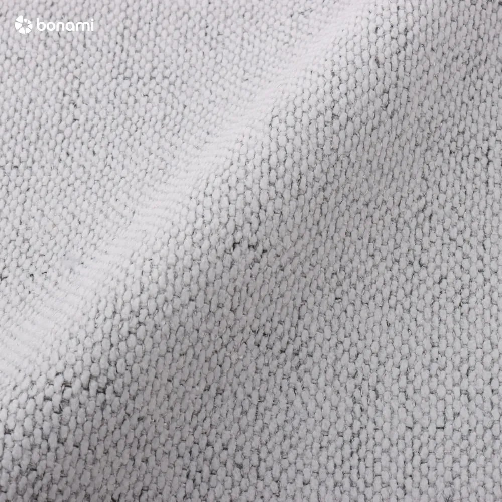 Svetlosivá čalúnená dvojlôžková posteľ s úložným priestorom a roštom 160x200 cm Kelp – Micadoni Home