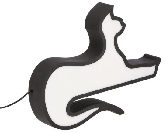 LED Detská stolná lampa CAT LED/13W/230V čierna