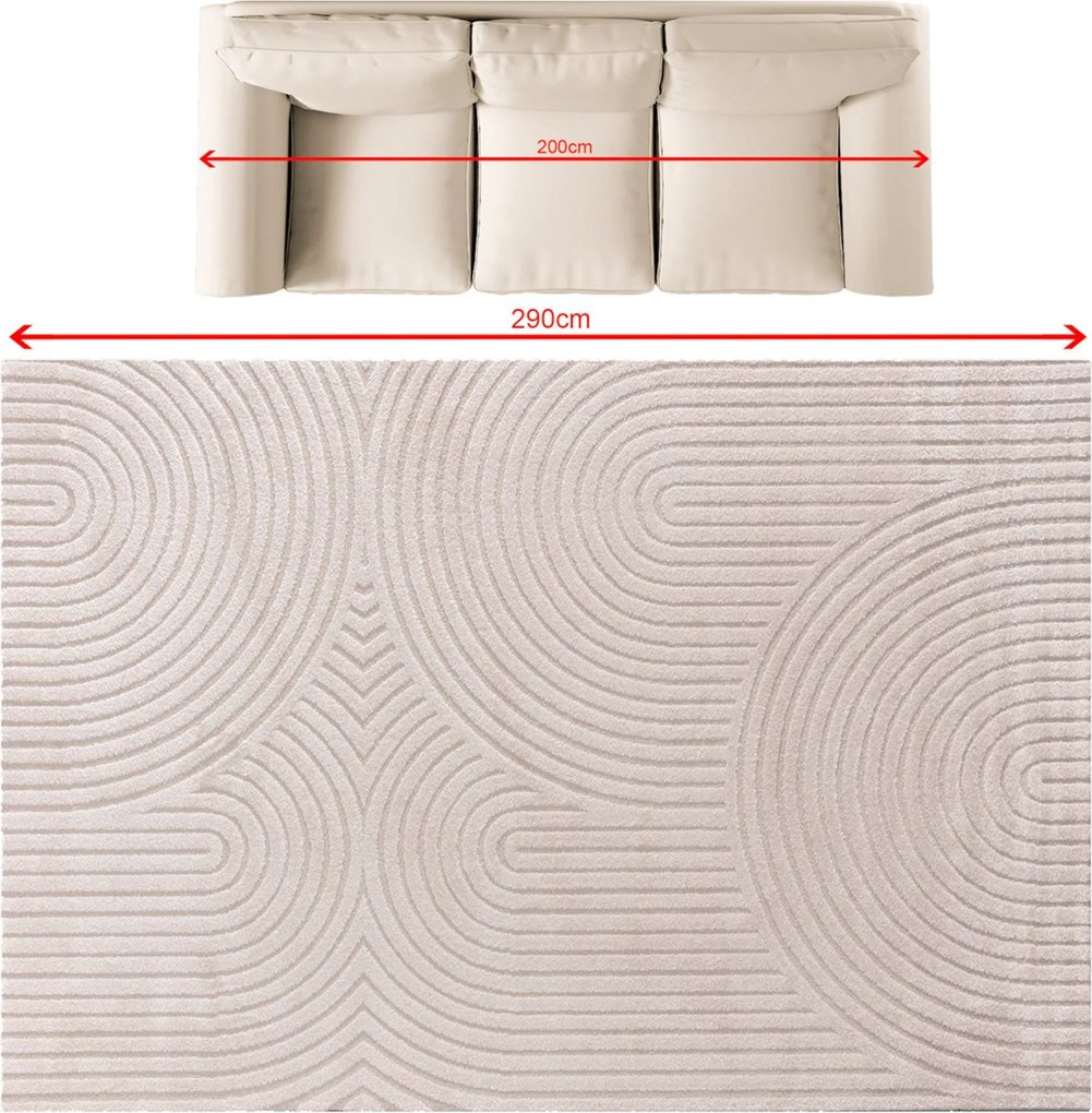 Koberec Lavia beige 200x290 cm