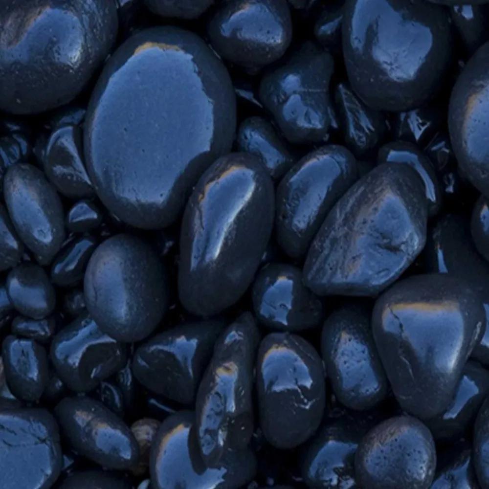 Ozdobný paraván Zen Stones Blue - 110x170 cm, trojdielny, obojstranný paraván 360°