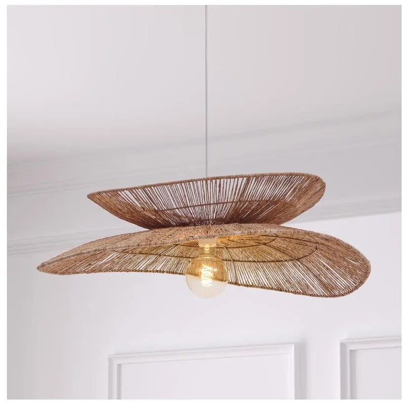 Atmosphera - Luster na lanku ALARA 1xE27/40W/230V juta P6714