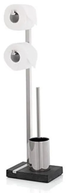 Stojan na toaletní papír a WC štětku Blomus MENOTO matný