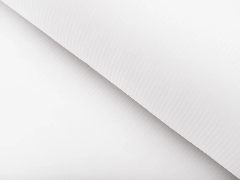 Biante Damaškové posteľné obliečky Atlas Grádl DM-012 Biele - tenké pásiky 2 mm Dvojlôžko francúzske 240x200 a 2ks 70x90 cm