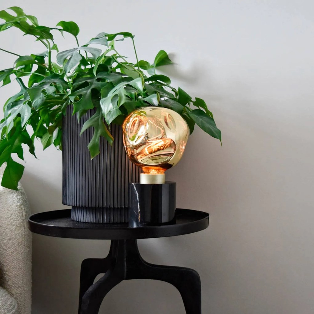 Calex stolová lampa v tvare valca z mramoru