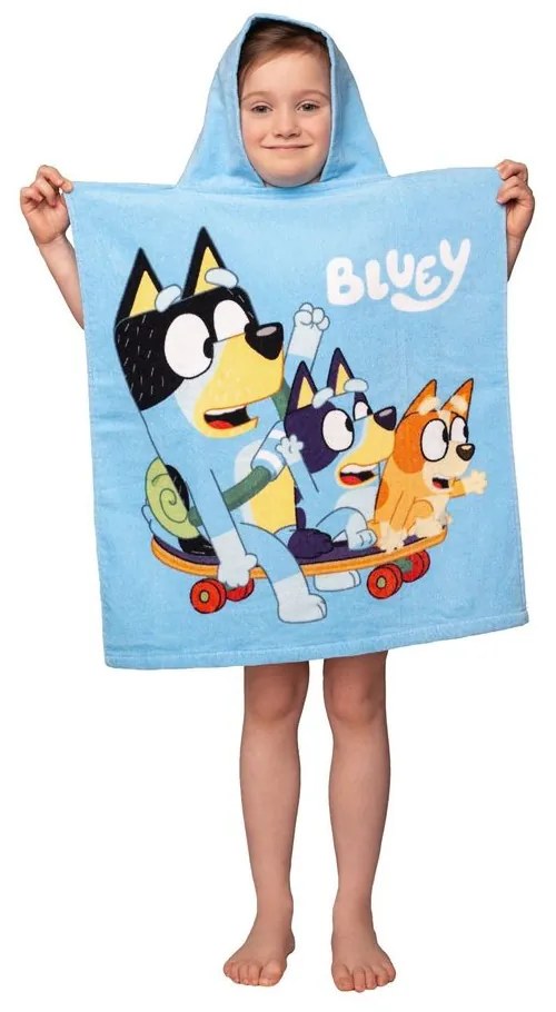 Jerry Fabrics Detské pončo-osuška - Ledové království - blue