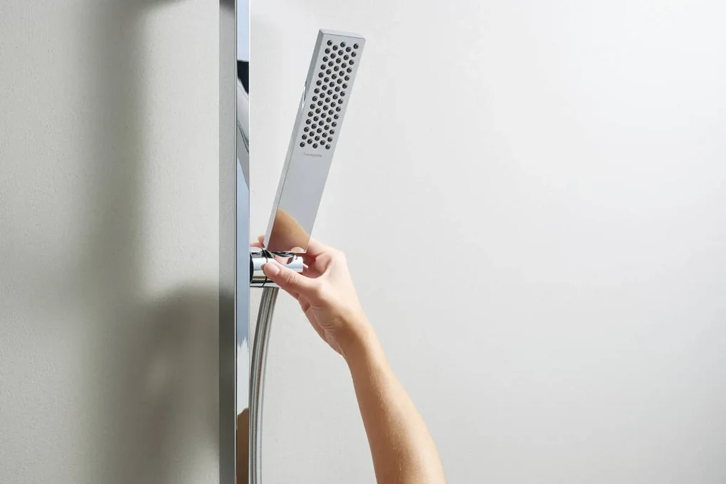 Hansgrohe Pulsify E, tyčová ručná sprcha 100 1jet EcoSmart+, chrómová, HAN-24321000
