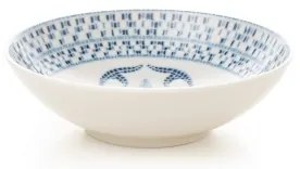 24-dielna jedálenská súprava z porcelánu v elegantnej modrej