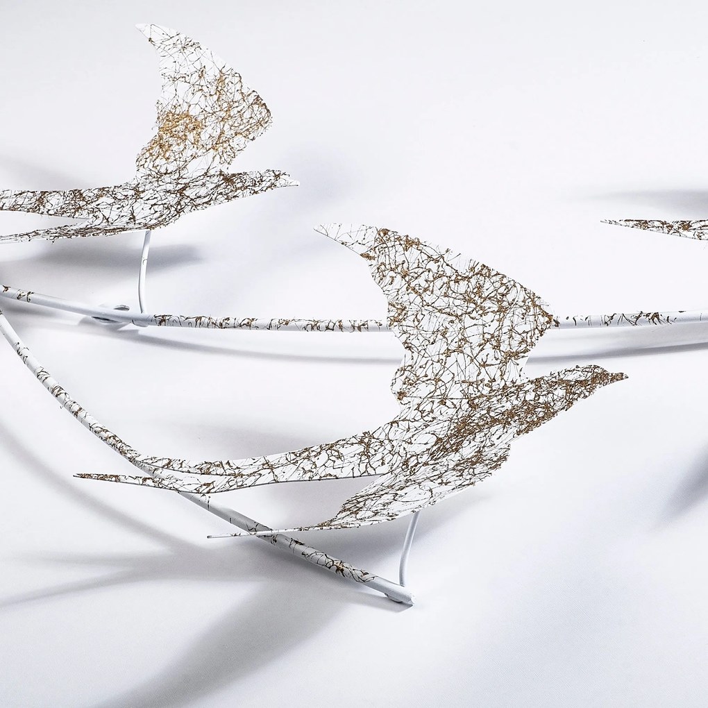 Nástenná kovová dekorácia Wallow 6 viacfarebná