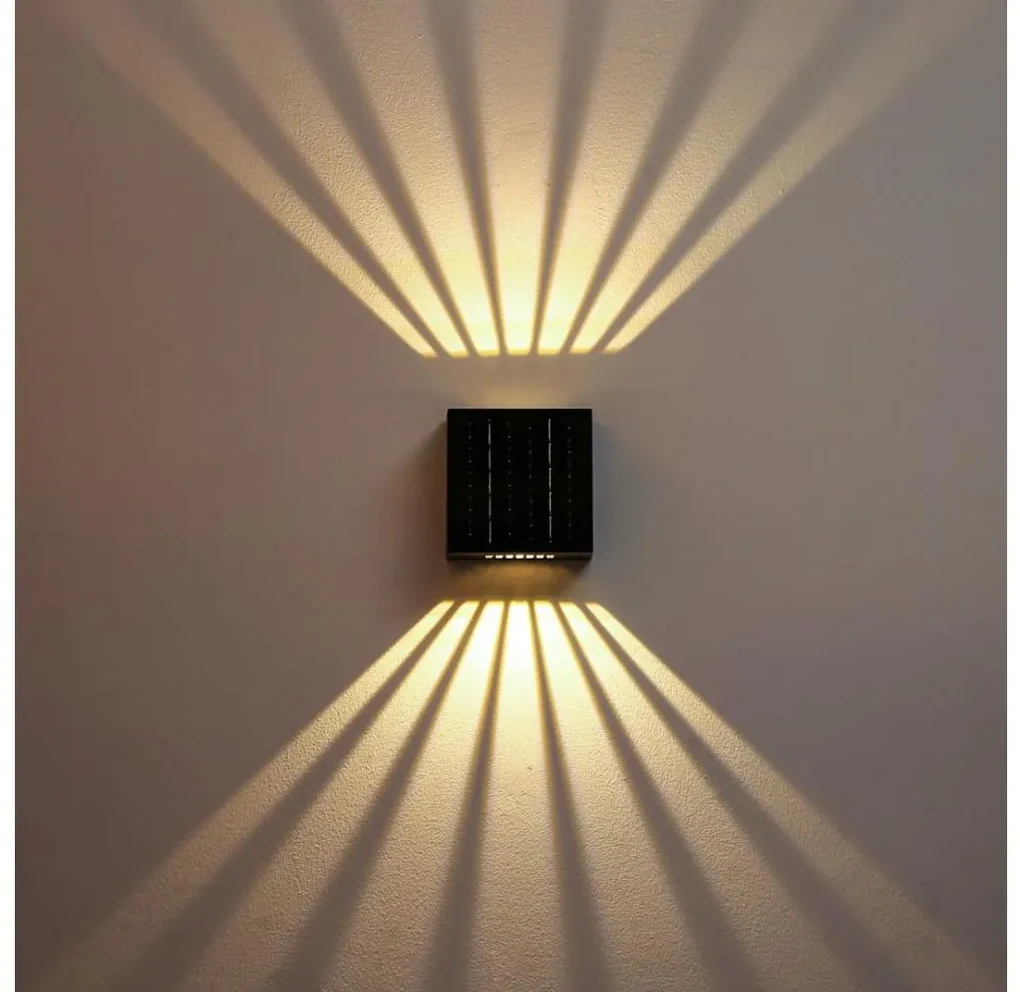 Brilagi - LED Solárne nástenné svietidlo BLOCK LED/2W/3,7V IP44 BG1485