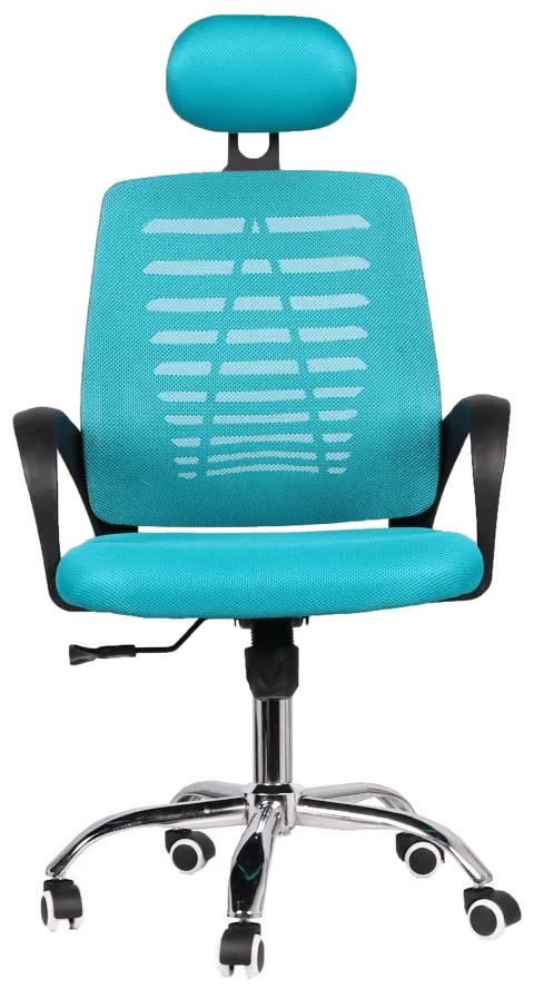 Kancelárska otočná stolička ELMAS — viac farieb sivá/čierna