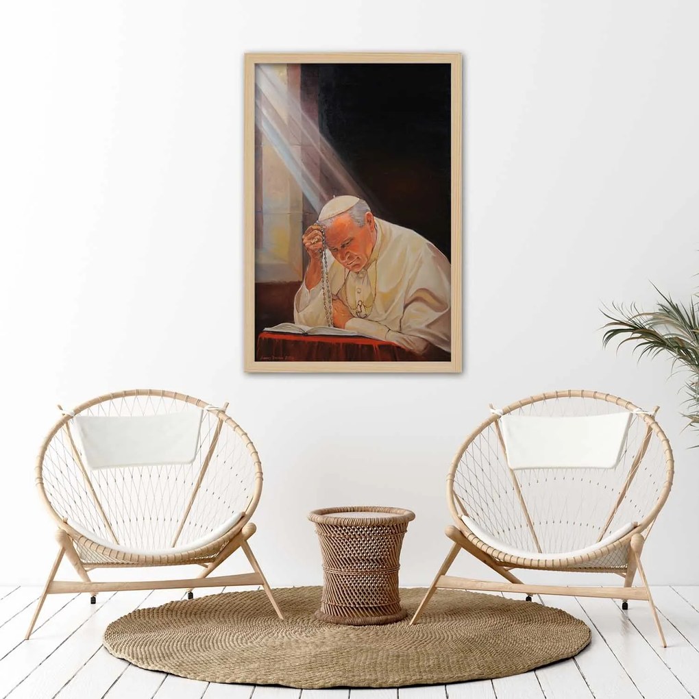 Gario Plagát Pápež Ján Pavol II Farba rámu: Bez rámu, Rozmery: 40 x 60 cm