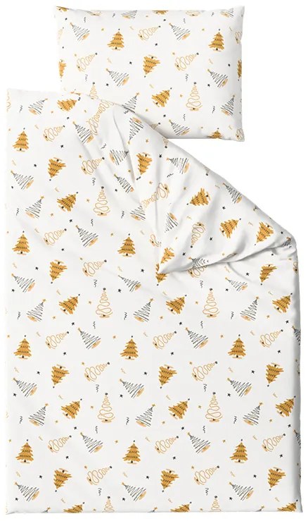 Bavlnené obliečky FROST & GOLD biele Rozmer obliečky: 70 x 90 cm | 140 x 200 cm