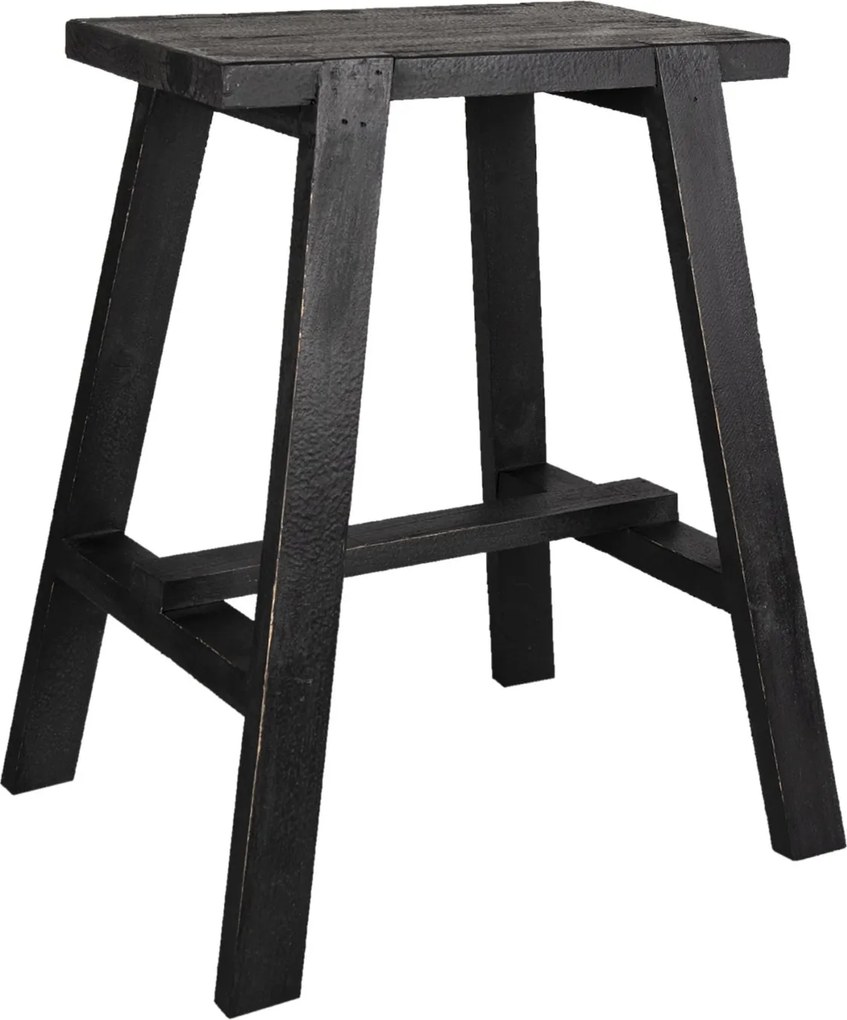 Drevená hnedá stolička FawnD - 50*39*58 cm