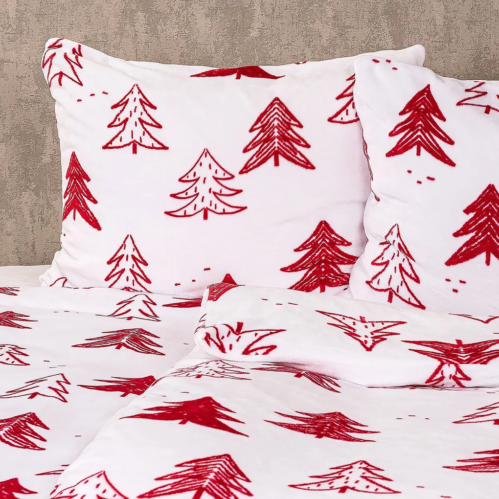 4Home Obliečky Trees mikroflanel, 140 x 220 cm, 70 x 90 cm