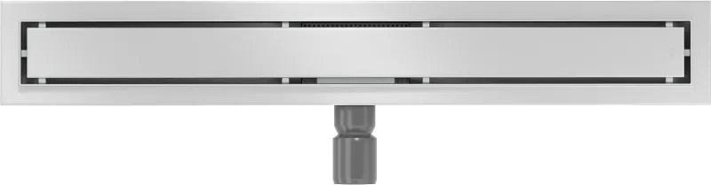 Mexen Flat nerezový sprchový žľab 50 cm vzor M13, 2v1, 1010050-15