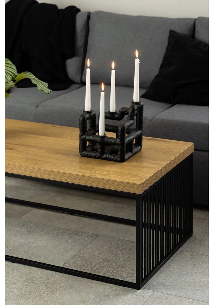 Konferenčný stolík s doskou v dubovom dekore v prírodnej farbe 60x120 cm Strington – Actona