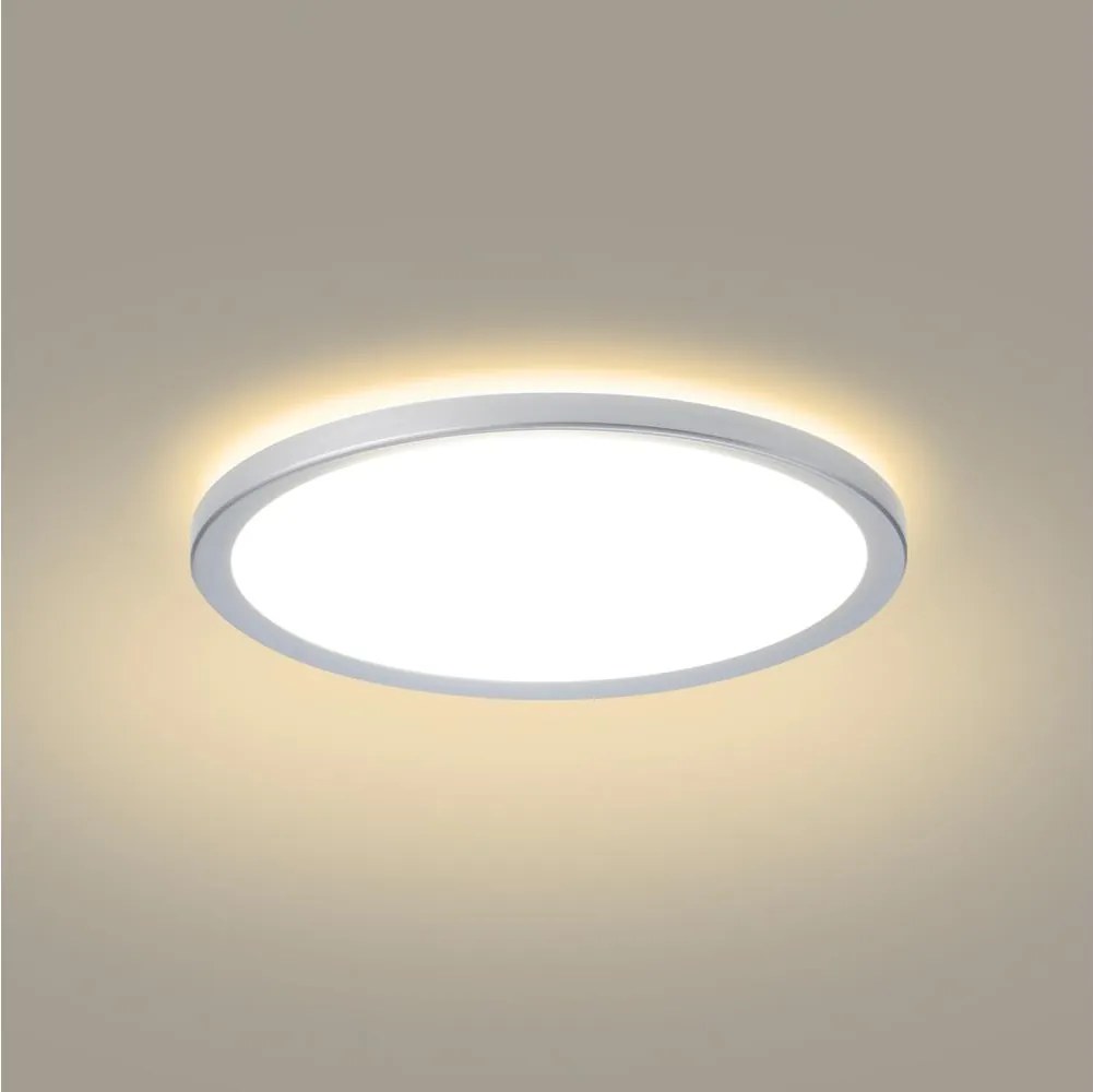 Brilagi - LED kúpeľňové stropné svietidlo ULTRA SLIM LED/12W/230V pr. 22,5 cm strieborné IP54