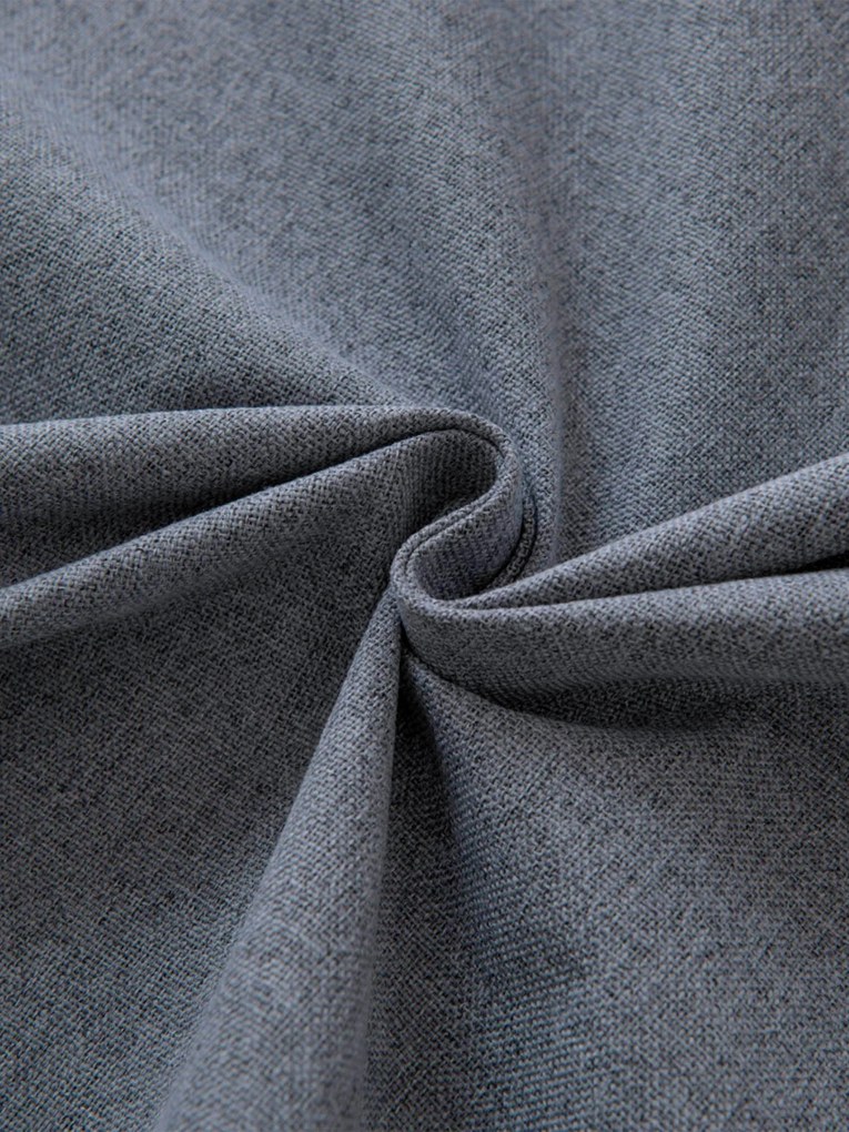 Blackout závesy Ricardo sivé - 140 x 250 cm (2ks) - riasiaca stuha