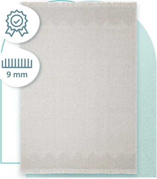 Koberec Agnella Noble Poco sivý