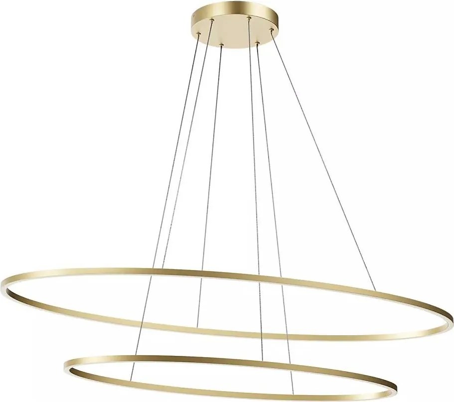 Redo 01-3300 - LED Stmievateľný luster na lanku LEO LED/115W/230V bronzový