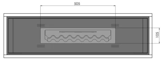 InFire - BIO krb 100x47 cm industriálny