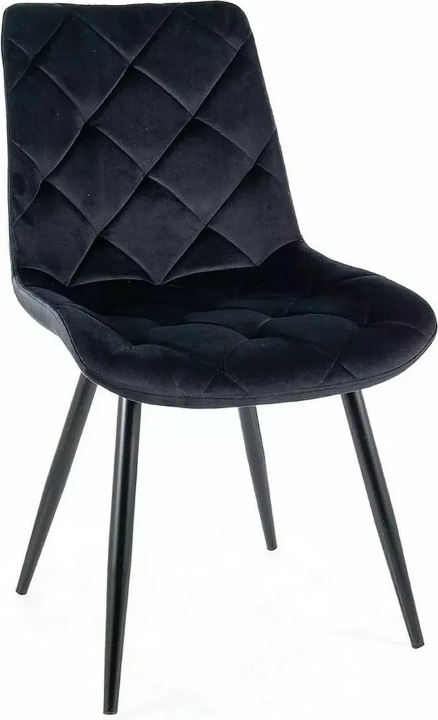 SI Stolička Ralph Velvet čierna
