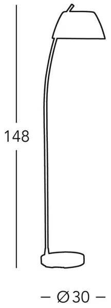 Kolarz 0051.41.6 - Stojacia lampa MALMÖ 1xE27/60W/230V