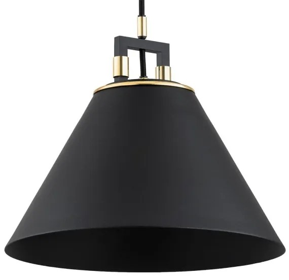 Argon 6174 - Luster na lanku ORTE 3xE27/15W/230V čierna