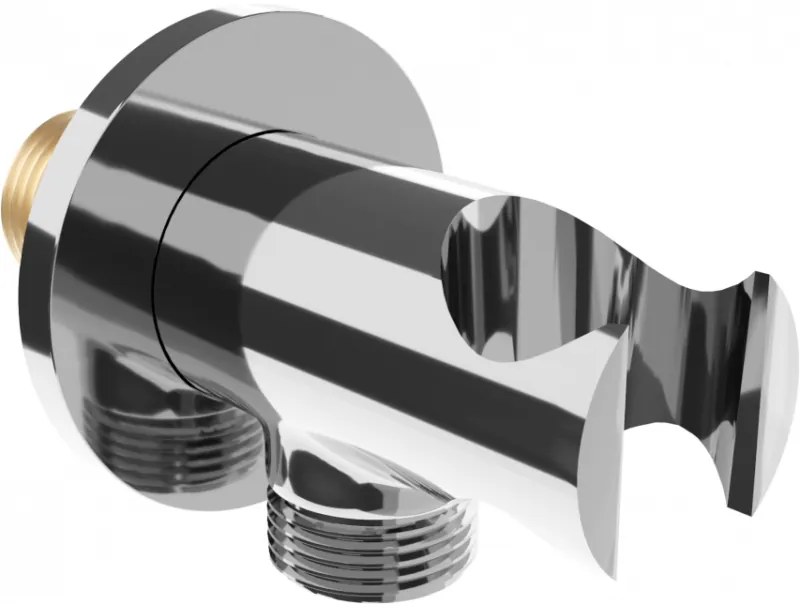 Mexen KAI, podomietkové rohové pripojenie ručnej sprchy 1/2", chróm, 79301-00