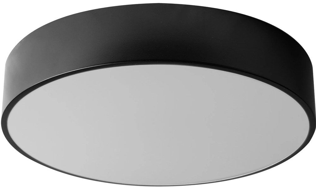 Toolight - Stropná lampa 50 cm okrúhla 5xE27 60W App644-4c, čierna, OSW-00092