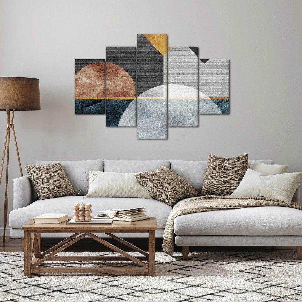 Obraz - Tvary a textúry (150x105 cm)