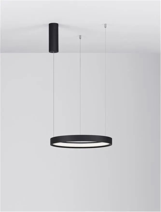 LED luster Perrine 40 čierne