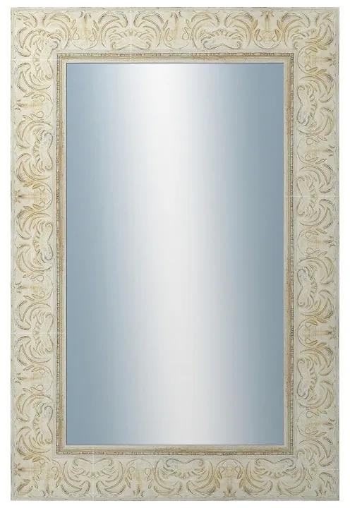 DANTIK - Zrkadlo v rámu, rozmer s rámom 40x60 cm z lišty PRAHA biela (2930)