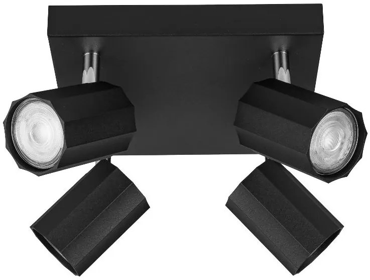 Livarno home Stropné svietidlo (stropné bodové svietidlo, čierne)  (100393017)