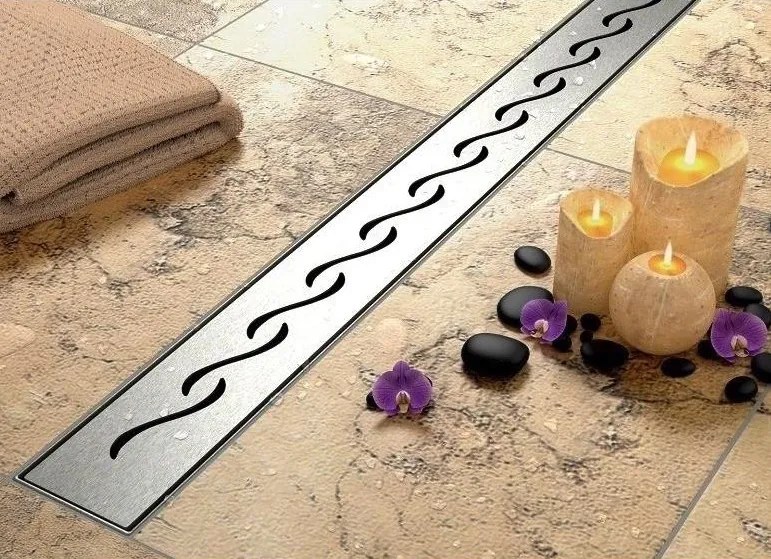 Odtokový sprchovací žľab MAXMAX Rea WAVE