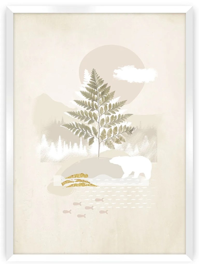 Plagát Beige Abstarct II